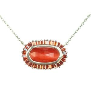 Kendra Scott NWT Garnet Baguette Red Mix Elisa